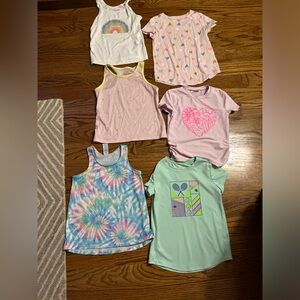 Girls tops bundle: 6 items
